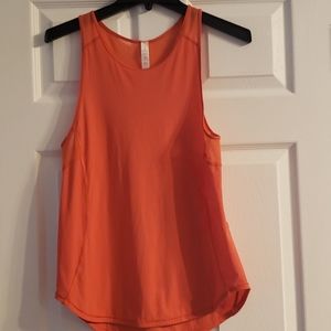 Lululemon Athletica Orange Tank Top
